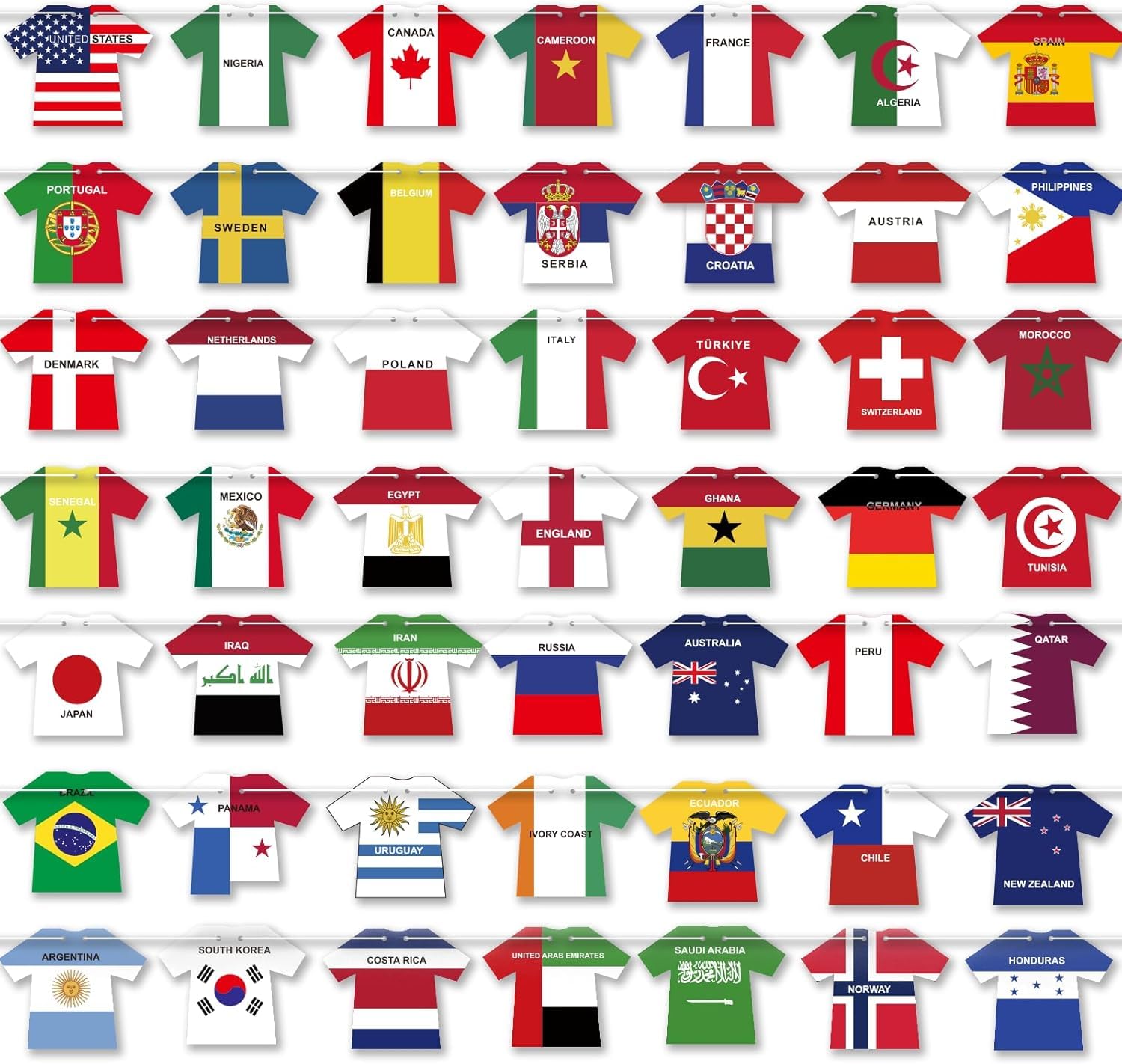 Amazon.co.jp: 2026 ワールドカップ国旗連旗 サッカー応援フラッグ