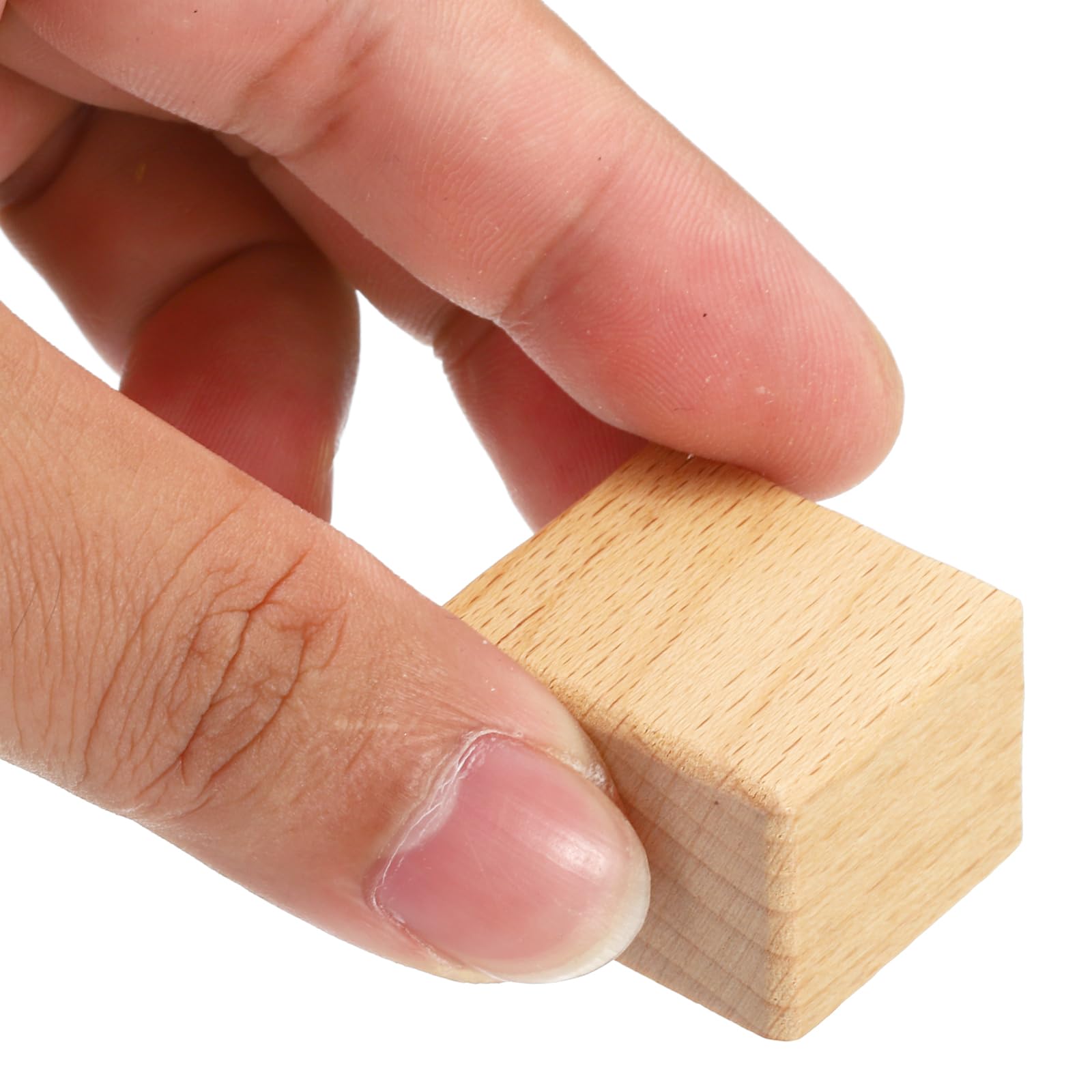 PATIKIL 30x25mm Blank Wood Rubber Stamp Mounts - Image 4