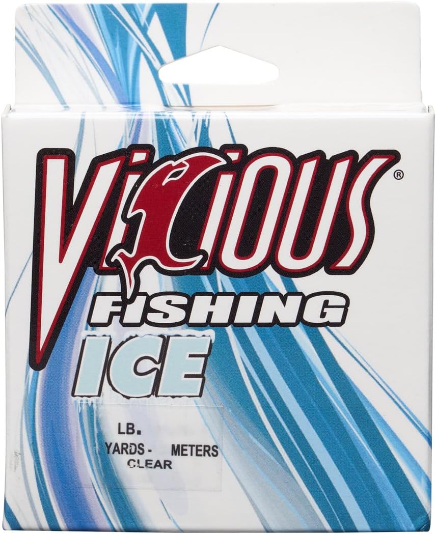 Vicious Panfish Ice Fishing Line, 100Yard/8Pound, LoVis