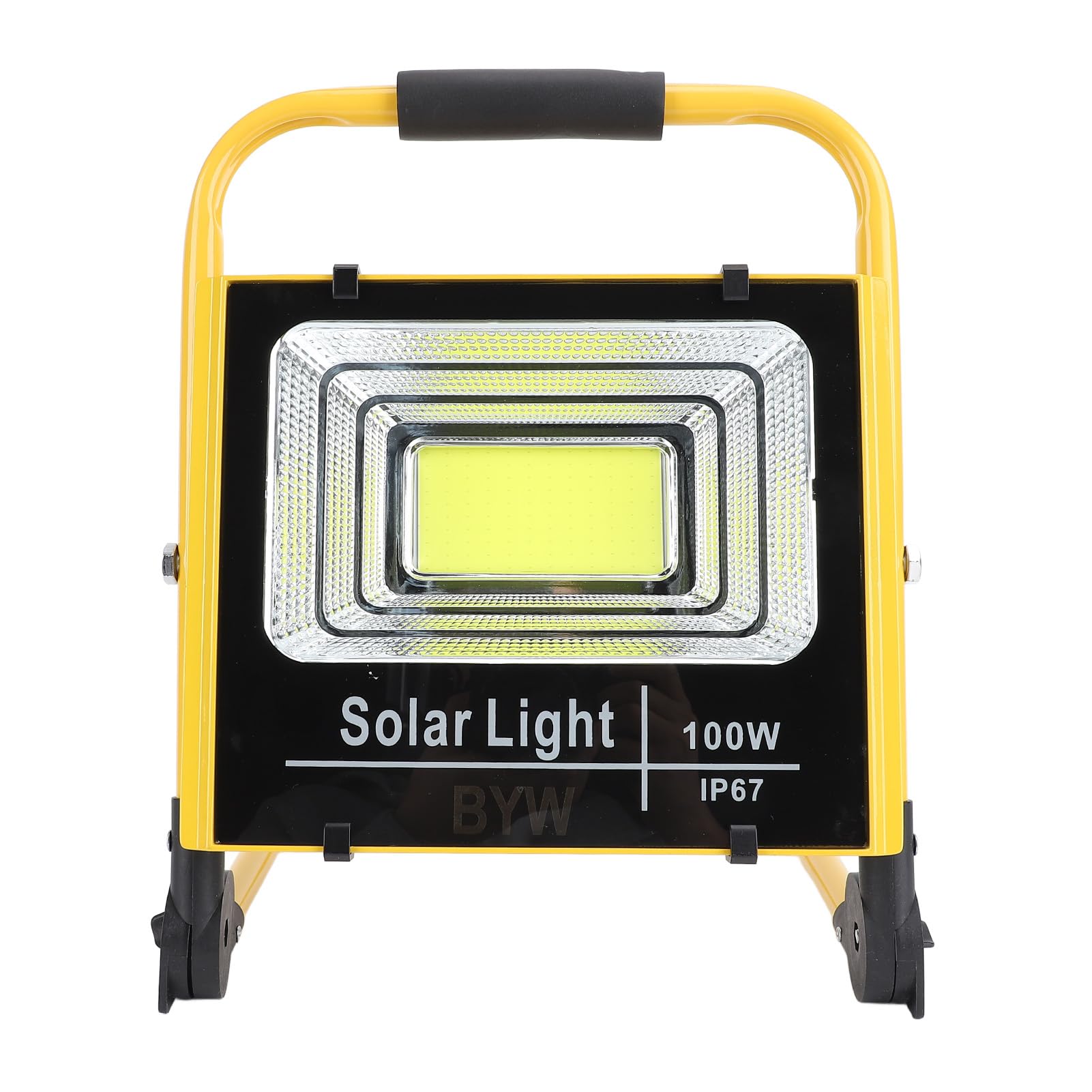FTVOGUE 100W LED Arbeitsleuchte 20000LM 5000K IP67 Wasserdicht 120° Abstrahlwinkel, mit 180° Verstellbarem Ständer und Klappbarem Griff, für Baustelle Garage (Aluminiumlegierung + legierter Stahl +