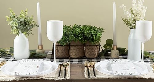 Miniatura 154 de [30 Pack 16 OZ Bowls] Edge Collection Mint Green Plastic Party Soup Bowls Premium heavyweight Elegant Disposable Tableware Dishes