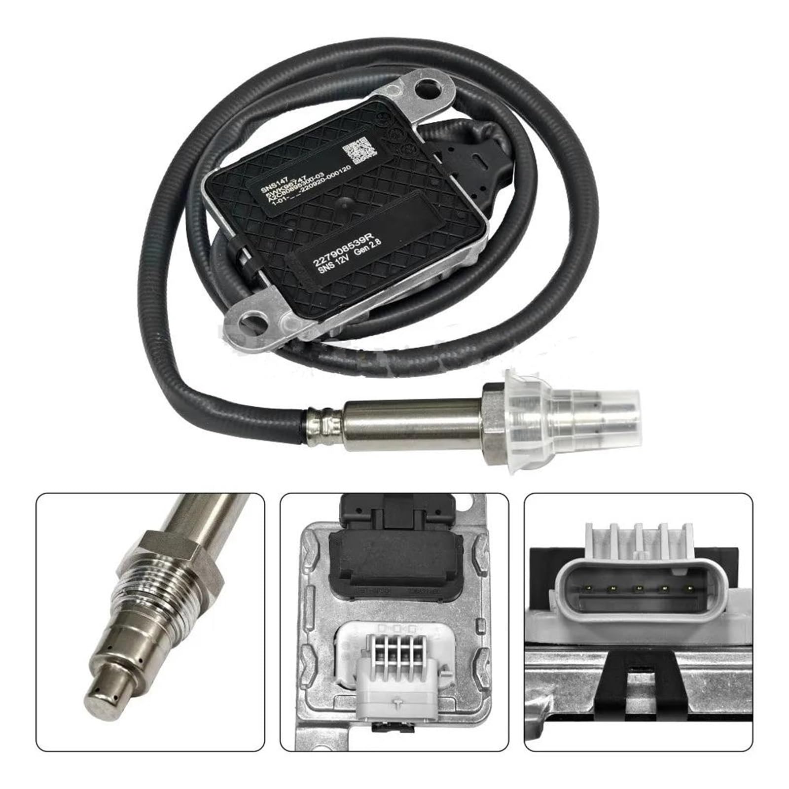 NOx Sensor Óxido Nitrógeno Sensor De Oxígeno Y Nitrógeno Para Coche, Óxido De NOX, 227908539R 5WK96747 A2C80895300-03 Para Trafic X82 1,6 DCI