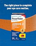 PreserVision AREDS 2 Supplément de Vitamines & Minéraux pour les Yeux, Contient Lutéine, Vitamine C, Zéaxanthine, Zinc, Vitamine E, Suppléments de Santé Oculaire pour Adultes, 120 Mini Gélules (l'emballage peut varier)