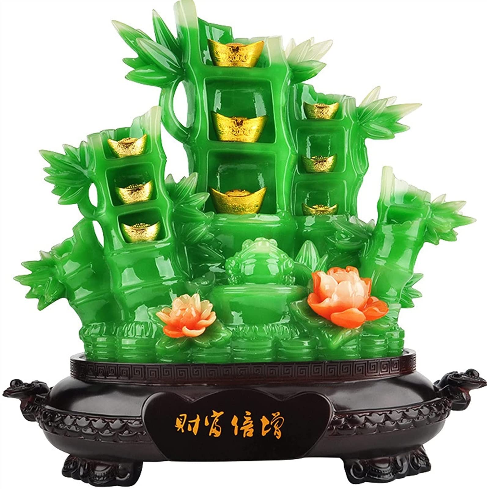 SBCGFY Feng Shui Statue, Statues For Home Decor, Feng Shui Lucky Sculpture With Money Frog, Home Living Room Resin Wealth Decoration Blessing Gift