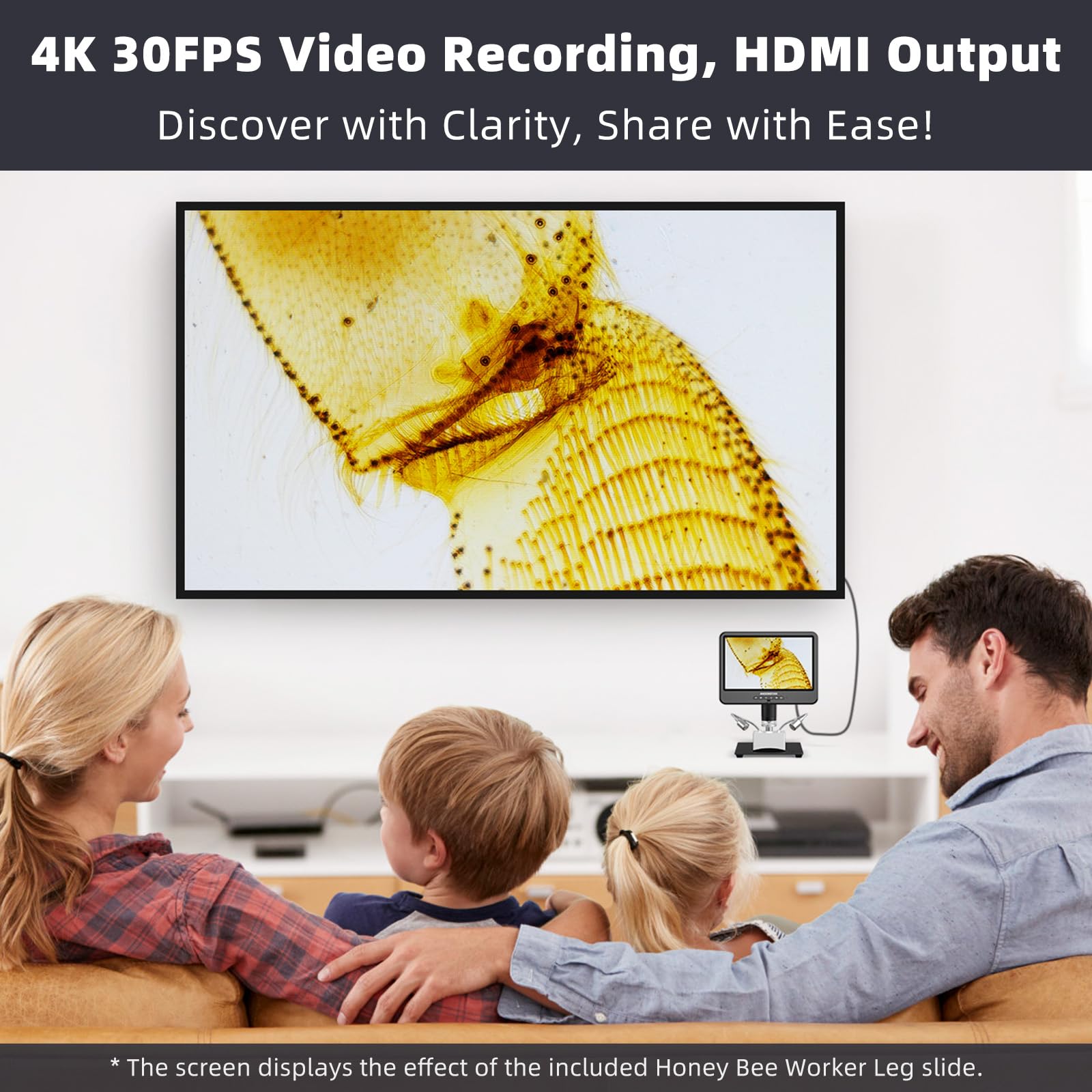 Andonstar Microscopio digital HDMI AD208S Pro 4K 30FPS
