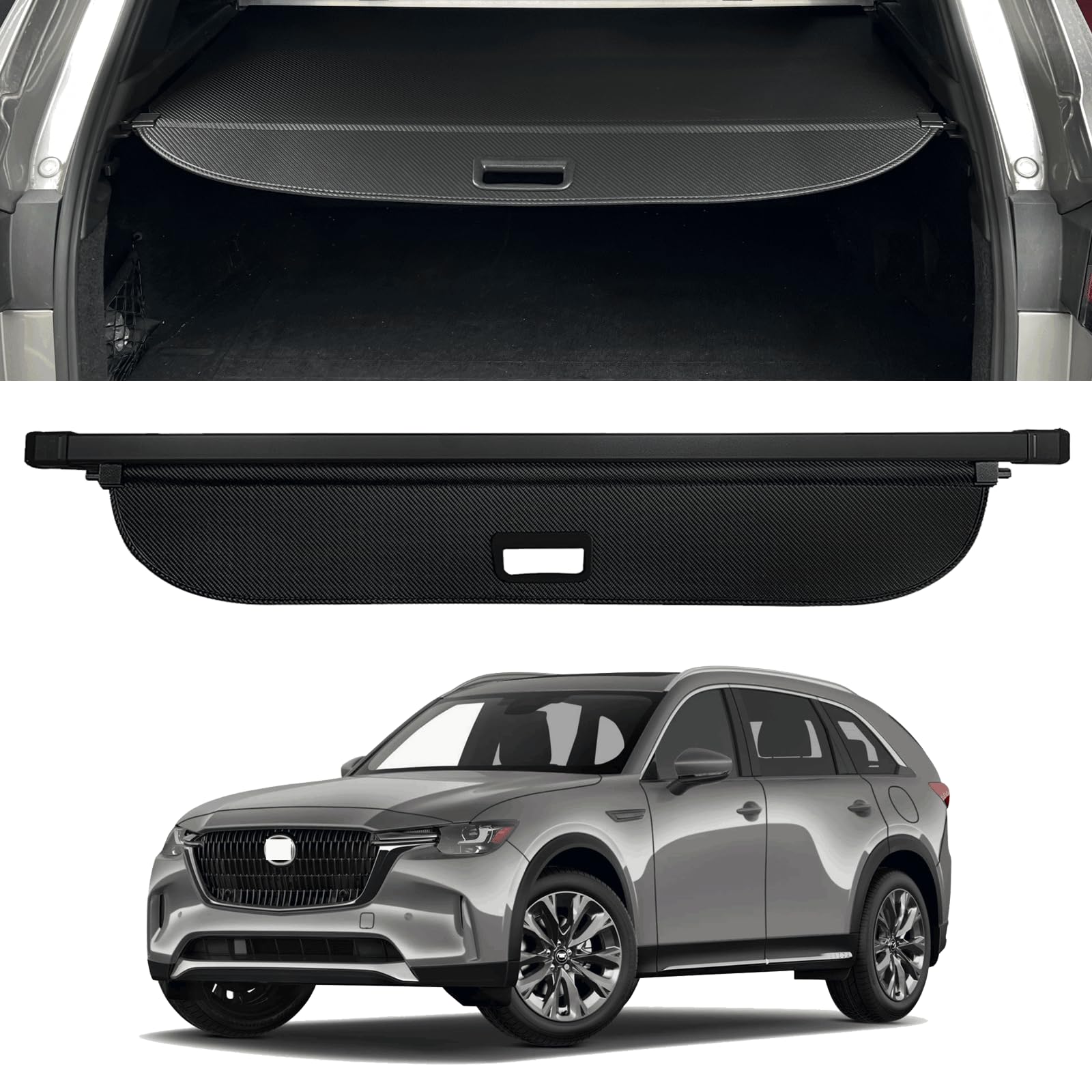 Amazon.com: VIWINLA Retractable Trunk Cover Compatible with 2024