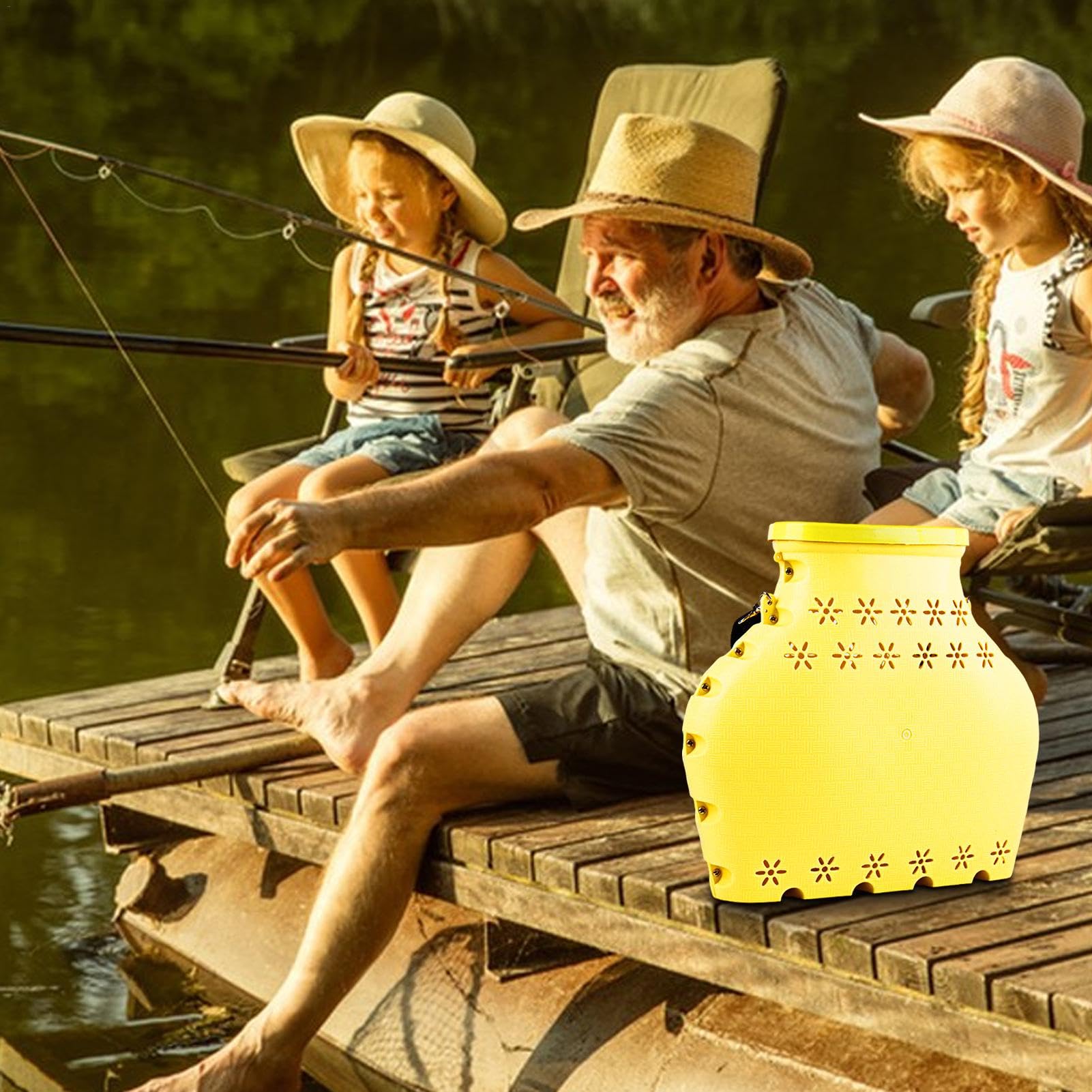 Amazon | 釣った魚用の魚かご、生簀 - 活魚コンテナ魚保護バスケット 