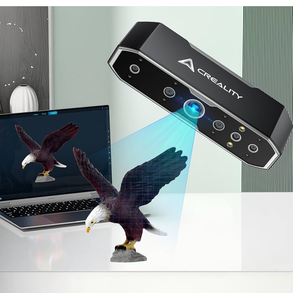 【ほぼ新品】Creality CR-Scan Otter 3Dスキャナー Creality 3D Scanner for 3D Printing CR-Scan Otter, Handheld