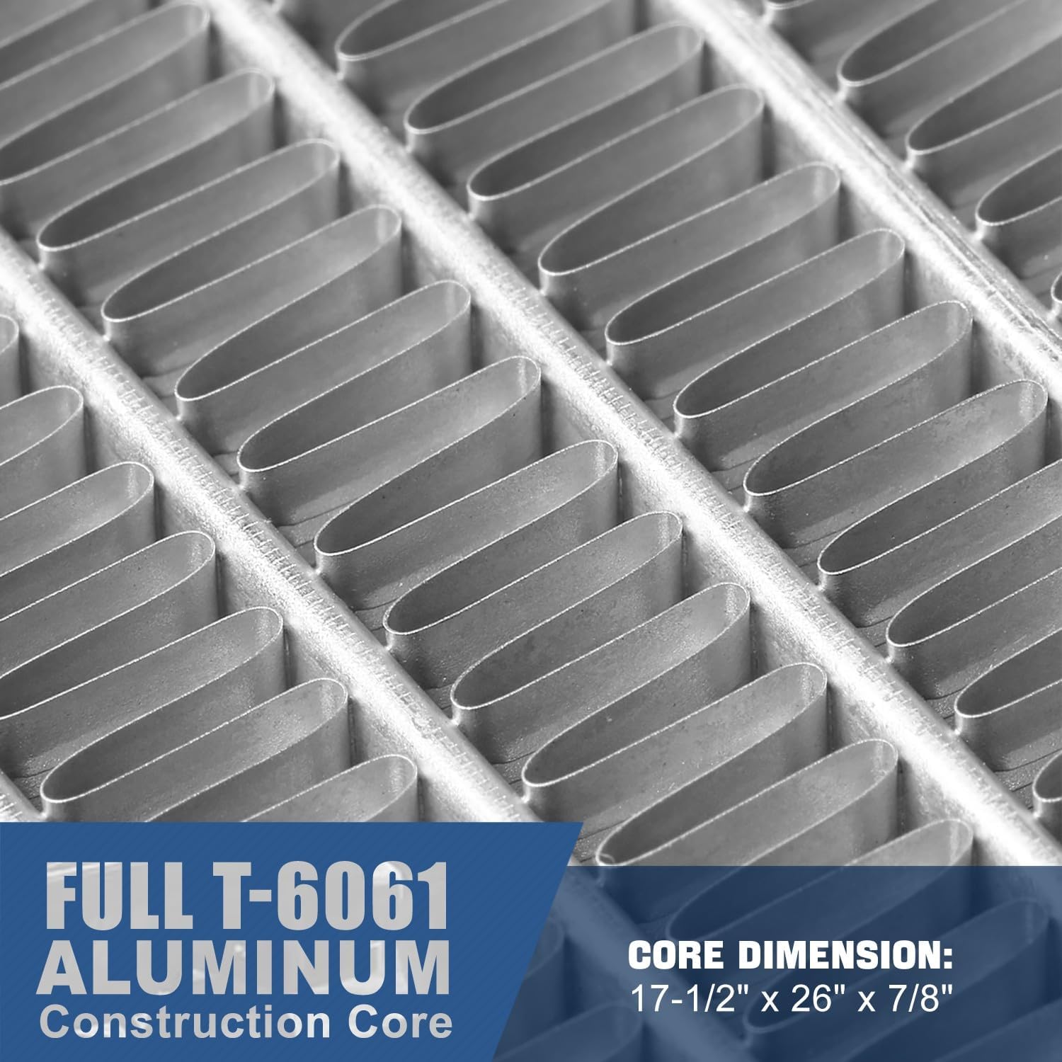 Auto Dynasty Air Conditioning A/C Condenser Compatible with 1994 1995 1996 1997 Dodge Ram 1500 2500 3500 Pickup, Aluminum AC Condenser Replacement DPI 4580, CH3030128