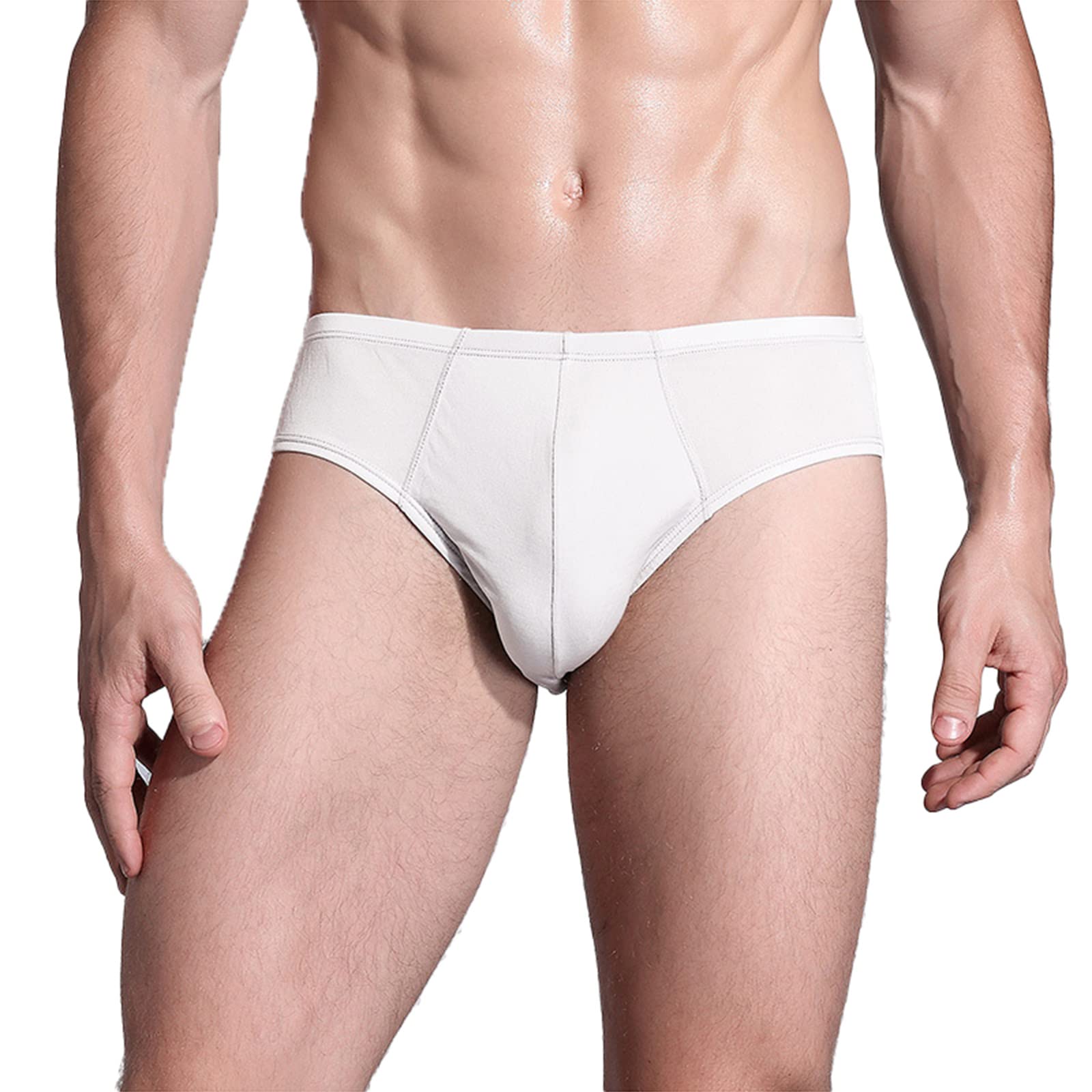 CYGE Ropa Interior De Seda De Morera 100% para Hombre Calzoncillos De Tiro Bajo Calzoncillos Clásicos De Satén Bragas