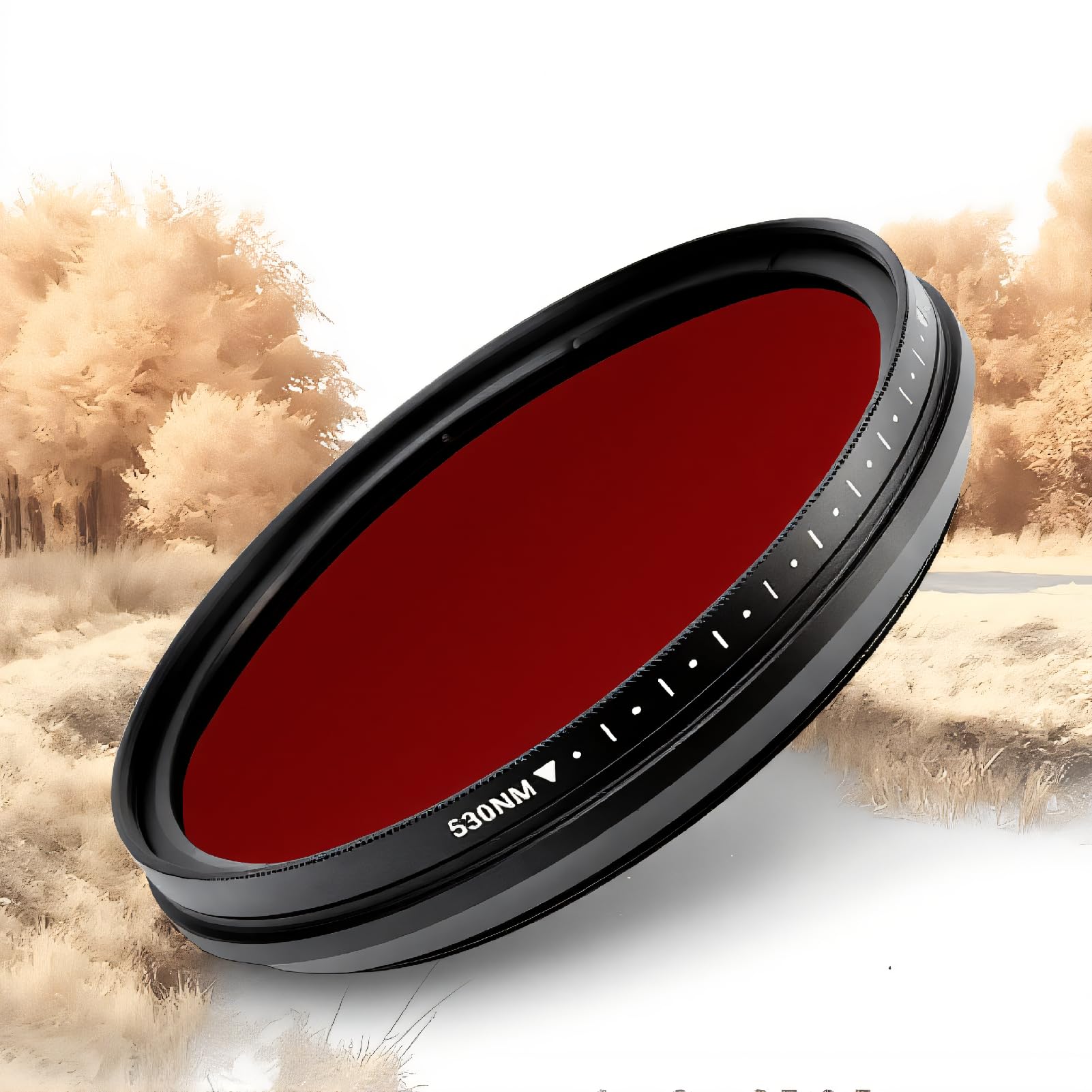 Filtro Fotocamera 58mm infrared camera filter 530-750nm Infrarosso infrared camera filter Vetro Ottico Antiscivolo, Alloggiamento in Lega di Alluminio, Per Ensembles de filtres