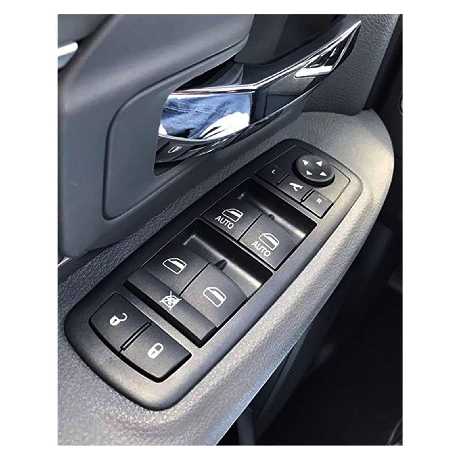 Przełącznik szyb elektrycznych dla Dodge Ram 2500 (2013, 2014, 2015, 2016) - 68110867AA 68110867AB