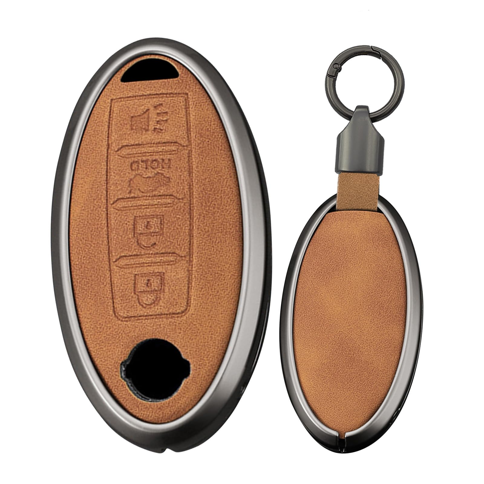 Coque de clé pour Nissan marron pour réparer et protéger un boîtier usé - 8