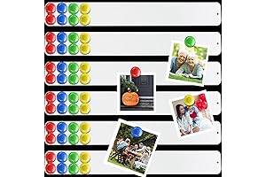 Magnetic Wall Strips: A Revolutionary Way to Display and Organize (6 Pieces, White)