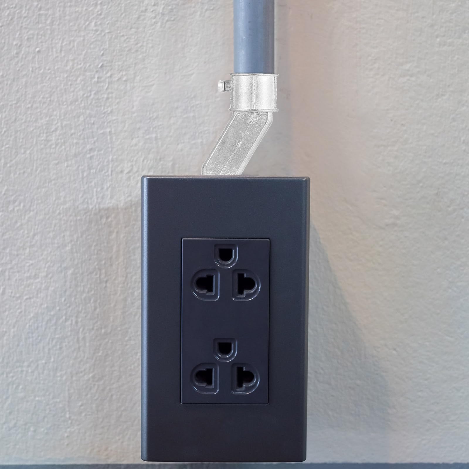 Relaxweex Paquete de 4 conectores de compensación Emt a caja de 3/4 pulgadas con tornillo de fijación y tuerca de bloqueo 3/4 accesorios de conducto para accesorios eléctricos de 3/4 pulgadas