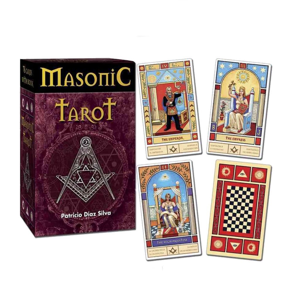 Amazon.co.jp: Masonic Tarot by Patricio Diaz Silva, 78 Cards Deck