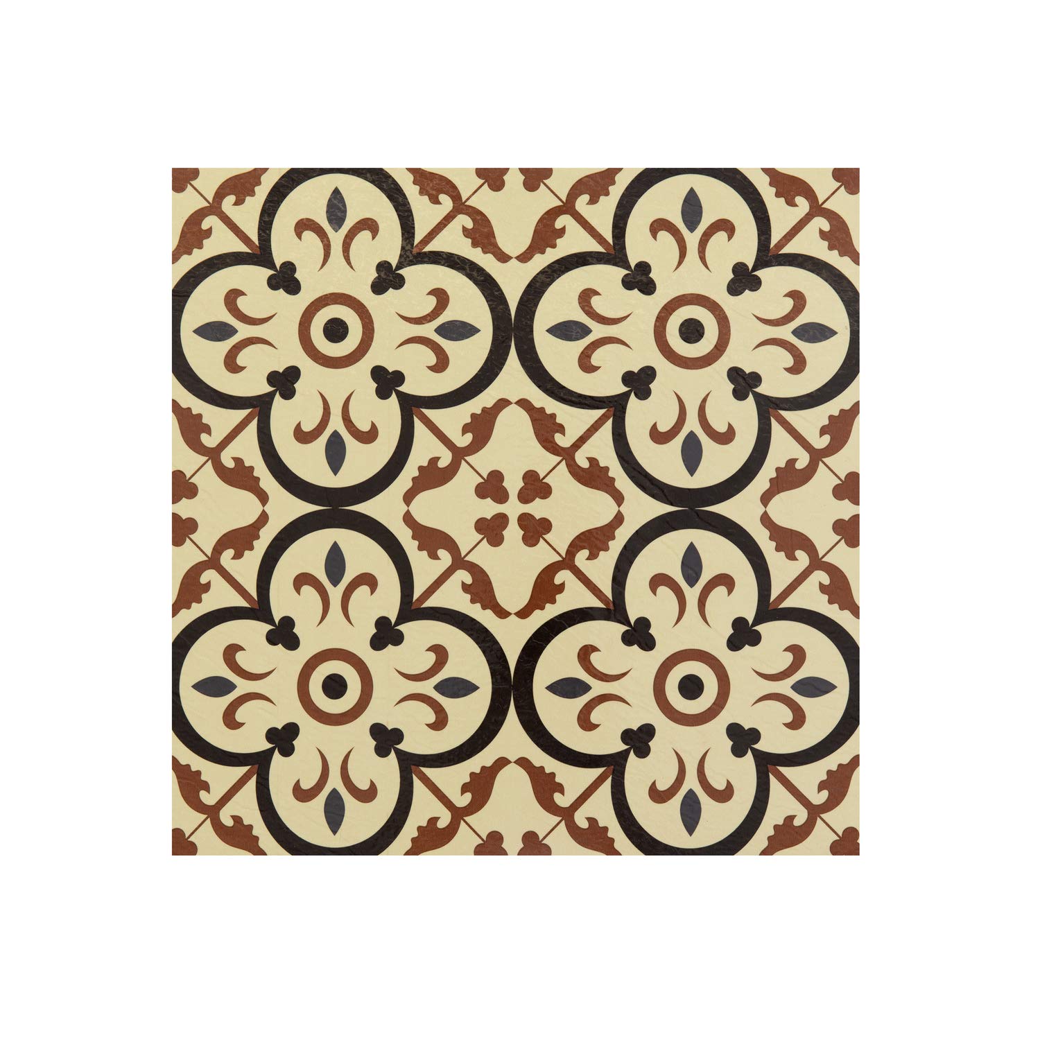 Dalles de sol vinyle de qualité supérieure motif rétro Burch Achim Home Furnishings
