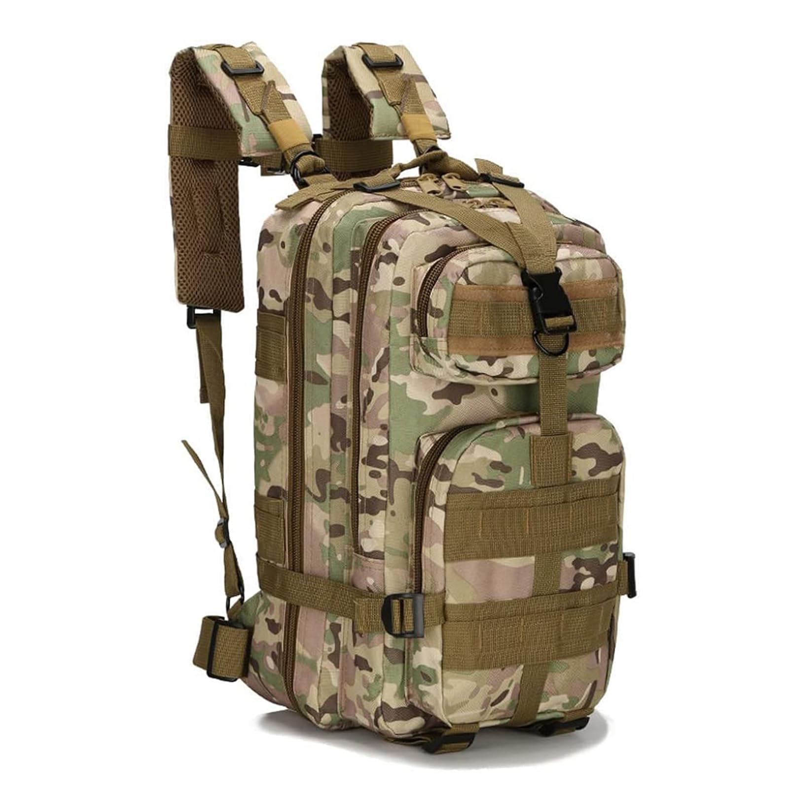 Lawaia Military Backpack Mens 25L Tactical Rucksack for Men Ruck Sacks Adult Men Fishing Backpack Travel Suitable for Camping Hiking Rucksack Outdoor Daypack
