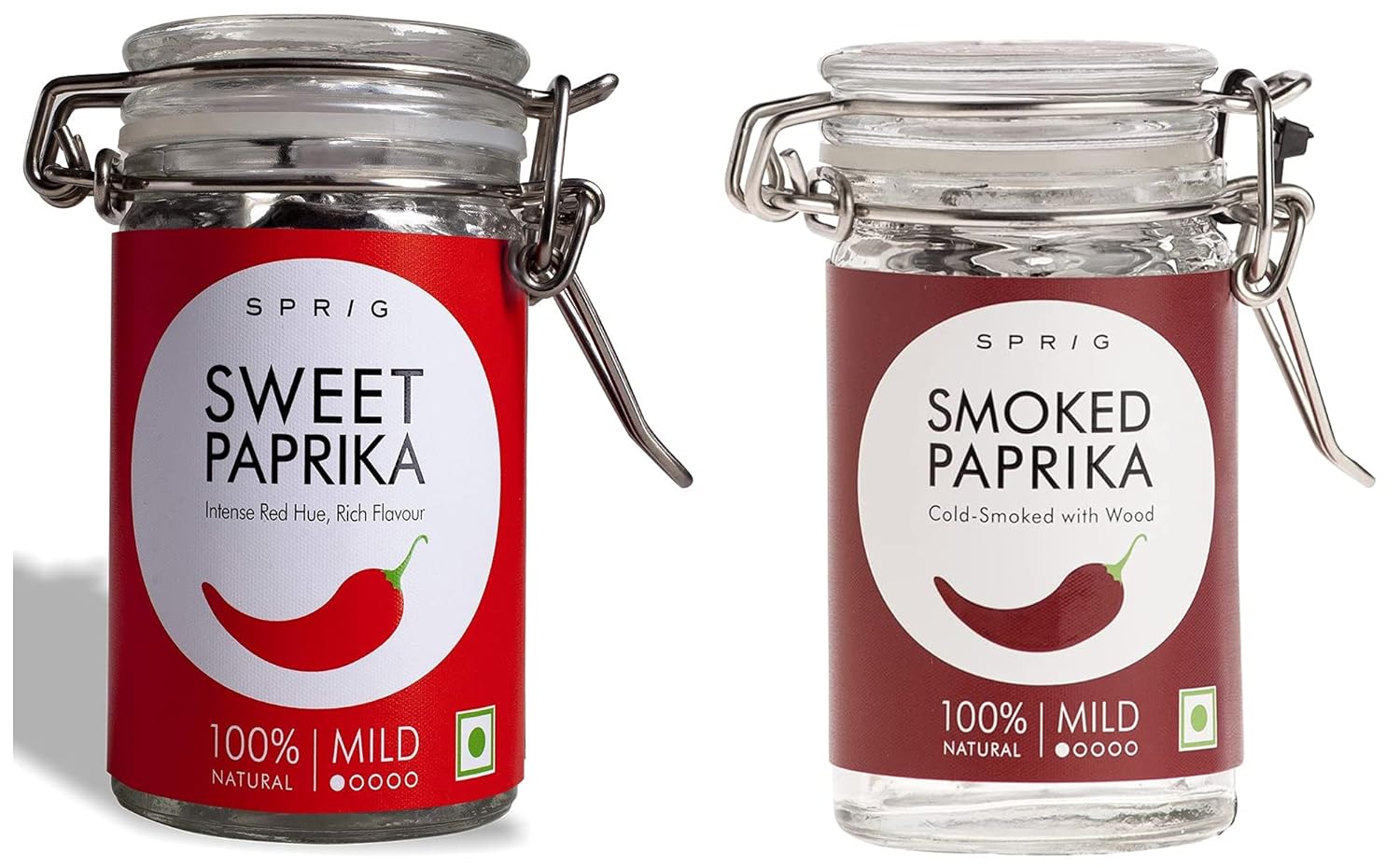S P R I G Paprika Combo Smoked Paprika (30Gm) Sweet Paprika (30Gm