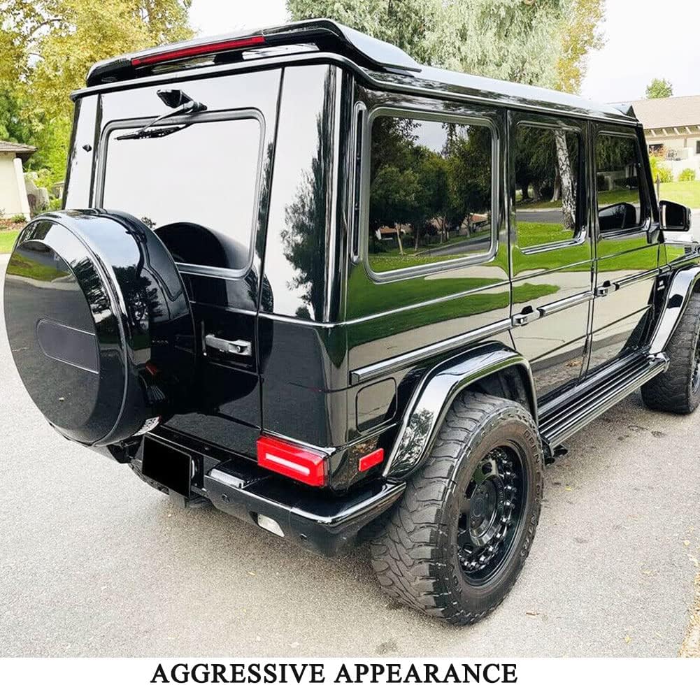 MCARCAR KIT Carbon Fiber Rear Spoiler for Mercedes-Benz G Wagon W463 G500 G550 G55 G63 G65 AMG 2013-2018 Customized Roof Window Spoiler Wing with Signal Light Factory Outlet
