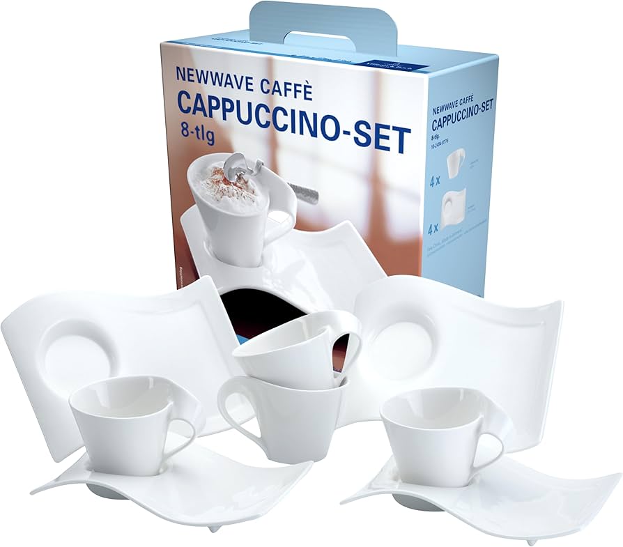 Amazon.com | Villeroy & Boch New Wave Caffè Cappuccino Set for 4 Amazon.com | Villeroy & Boch New Wave Caffè Cappuccino Set for 4