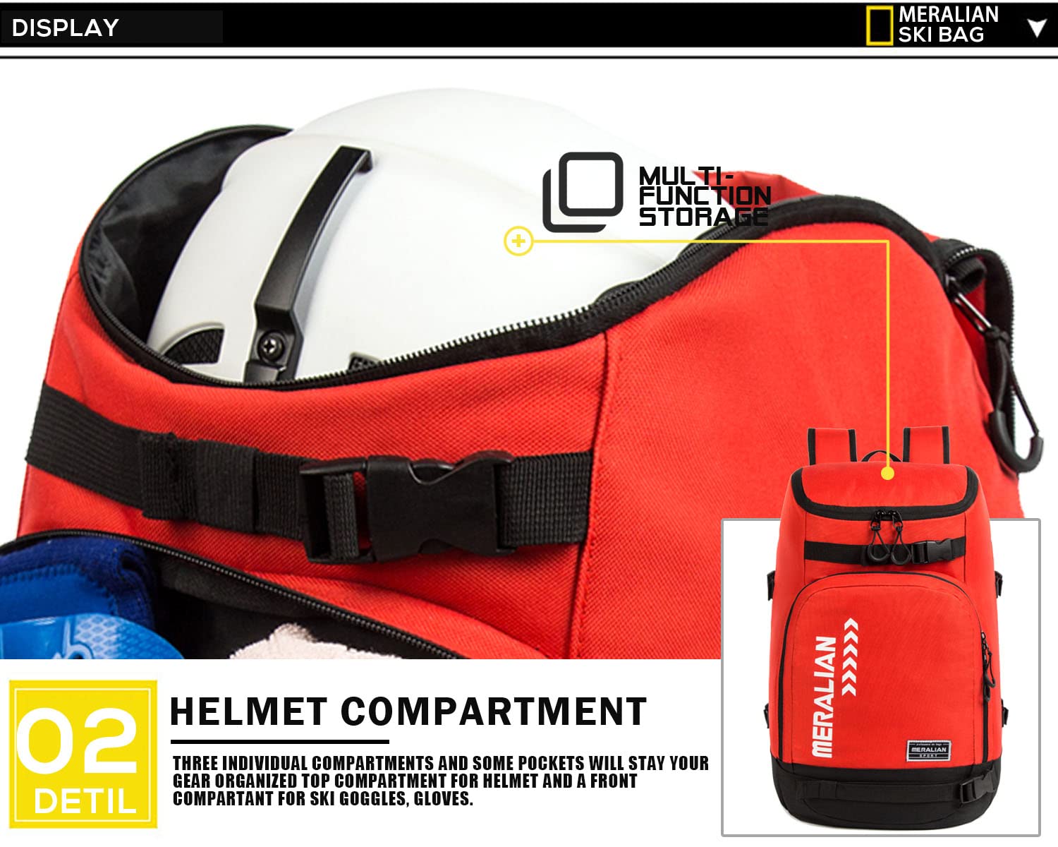 Sac à Dos De Ski Et Planche à Neige Divisible 40 L, Wilder Touring - Gris Carbone - Wedze - Décathlon