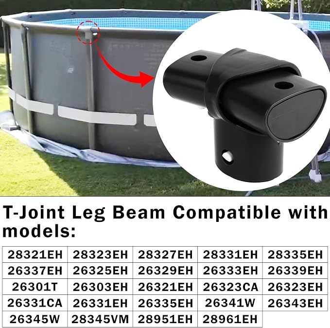 Unión en T para patas y vigas de piscina Intex miniatura 6
