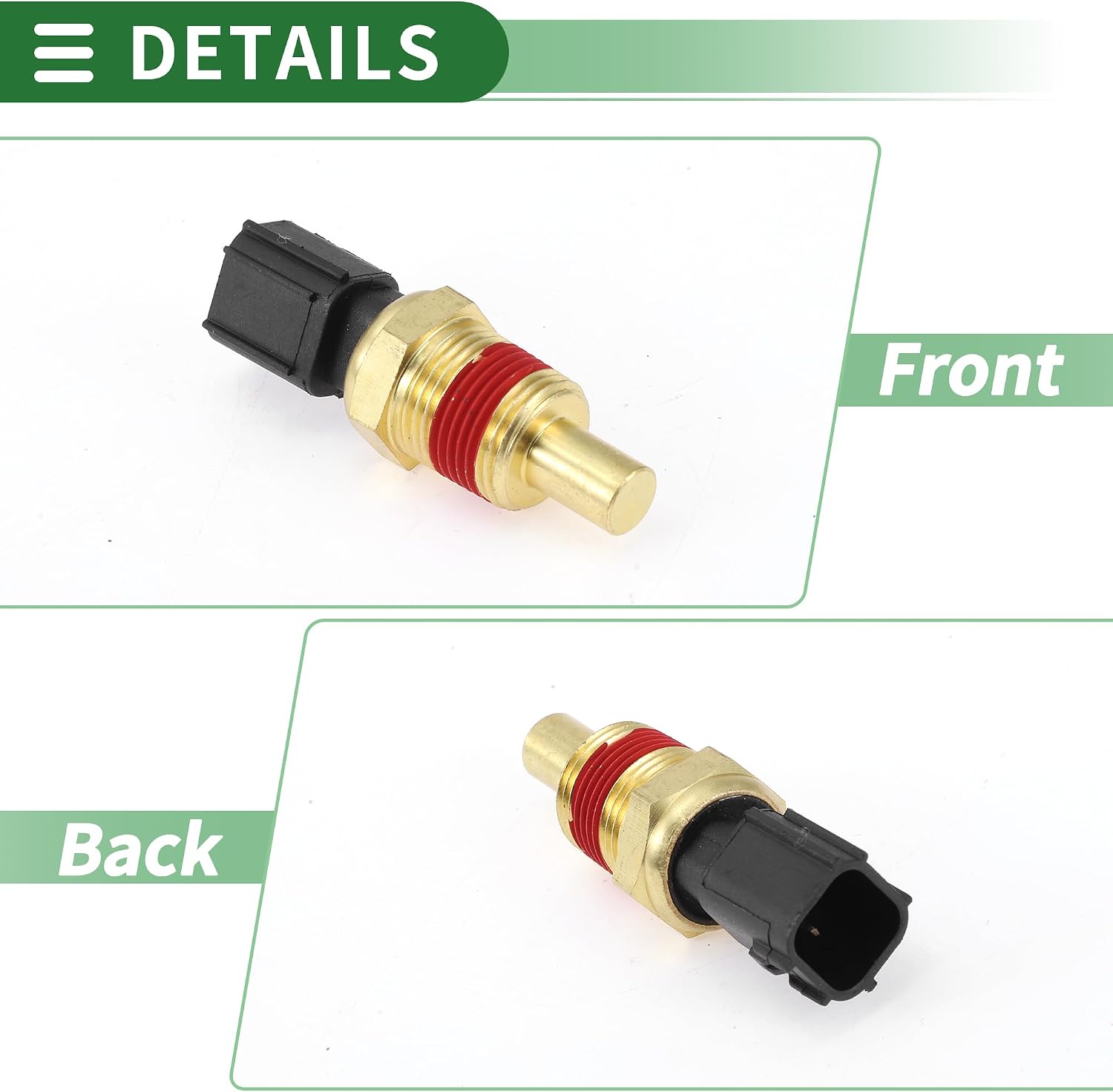 Motoforti Engine Coolant Temperature Sensor No.5269870AB Water Temperature Sensor for Chrysler PT Cruiser 2010 1 Pc