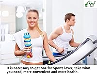 Vista 8 de SELEWARE Contenedores apilables portátiles de almacenamiento de alimentos para aperitivos, fórmula en polvo y bebidas, sistema de bloqueo giratorio