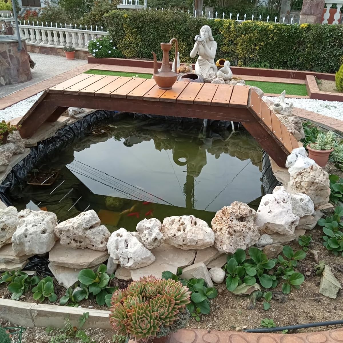 Telo Per Laghetto In HDPE 10x10m - 0.2mm Spessore, Resistente UV E Strappi | Per Stagni E Fontane - Foto 10