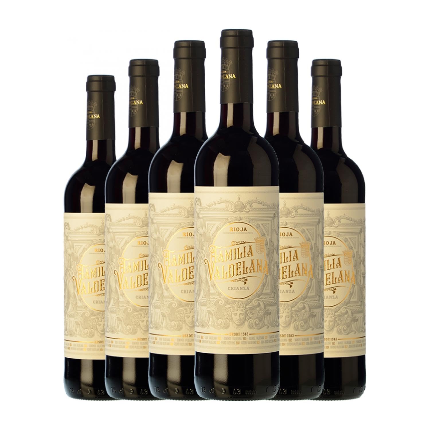 Valdelana Rioja Crianza 75 cl Vino tinto (Caja de 6 Botellas de 75 cl)