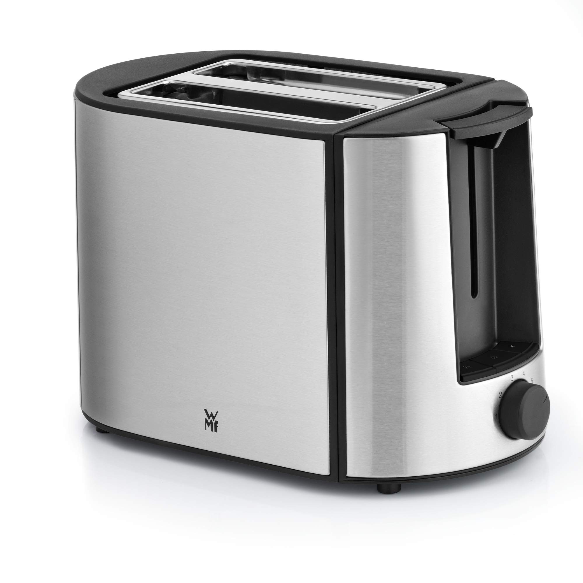 WMF Bueno Pro Toaster Edelstahl Doppelschlitz 870W & Stelio Wasserkocher Edelstahl 1,7l 2400W