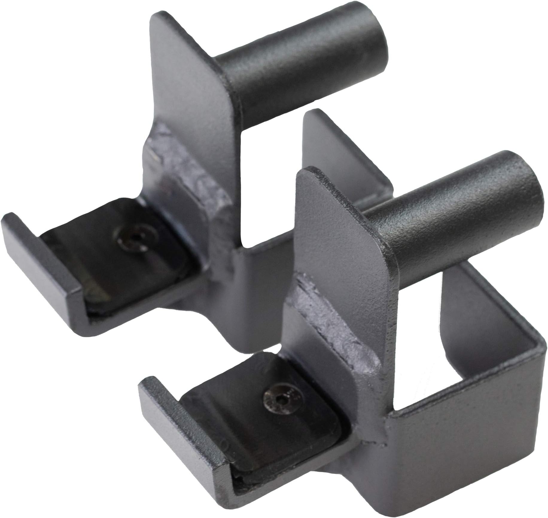 Fitness Reality 2816 Steel J-Hooks, Set of 2, Fits 2" x 2" Steel Power Cages