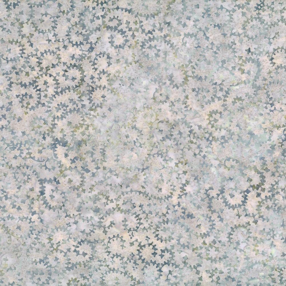 Wilmington Prints Fabrics Moonlight Batiks Diagonal Vine Blue