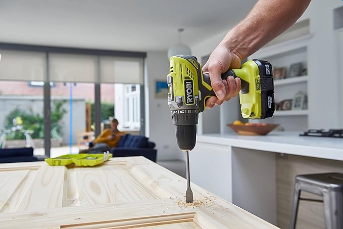 Taladro Inalámbrico Ryobi ONE+ 18V 2 Velocidades con Baterías y Cargador miniatura 2