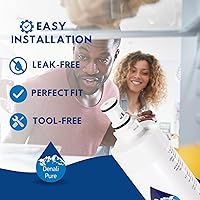 Vista 6 de Upstart Battery KitchenAid KSRP22FNSS00 - Paquete de 3 filtros de agua de repuesto para refrigerador, compatible con KitchenAid 4396508, 4396509