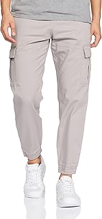 Amazon Brand - Symbol Men's Stretchable Slim Fit Cargo Jogger Pants | Chinos | Casual Trousers Price In India