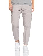 Symbol Men’s Stretchable Slim Fit Cargo Jogger Pants | Chinos | Casual Trousers