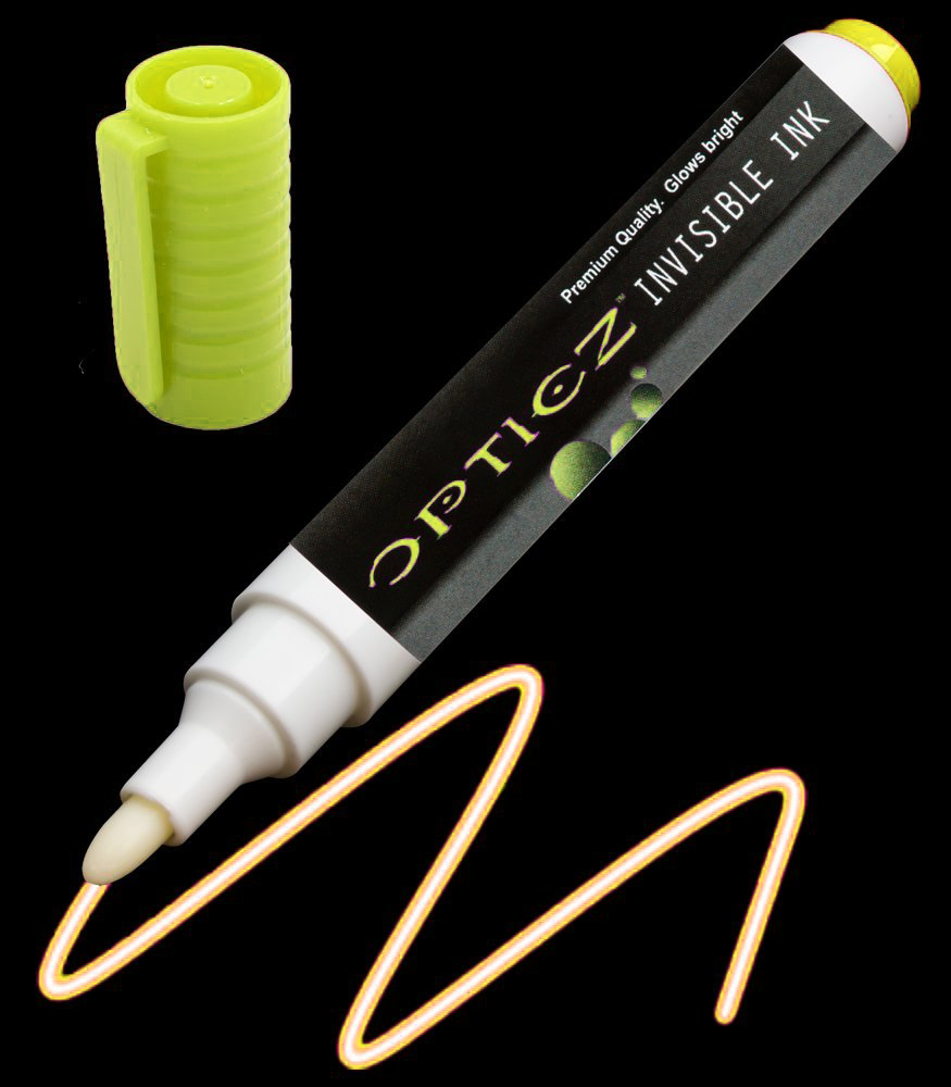 Opticz UV Blacklight Reactive Large Tip Invisible Ink Marker