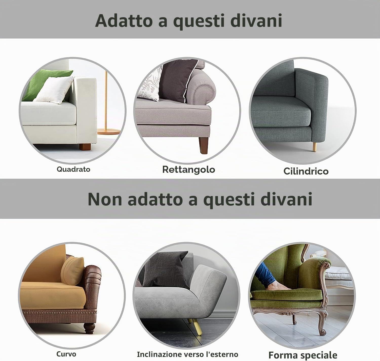 Blocchi giocattolo da 10 m per sotto il divano, regolabile sotto il divano letto | Paracolpi per evitare che le cose scivolino sotto il divano e i mobili