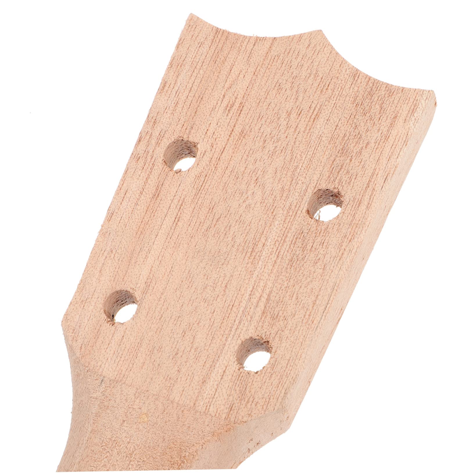 BESTonZON 4pièces Manche De Ukulélé Bois Massif Fait Main Accessoire Diy Pour Instrument De Musique Remplacement Durable Et Facile à Installer