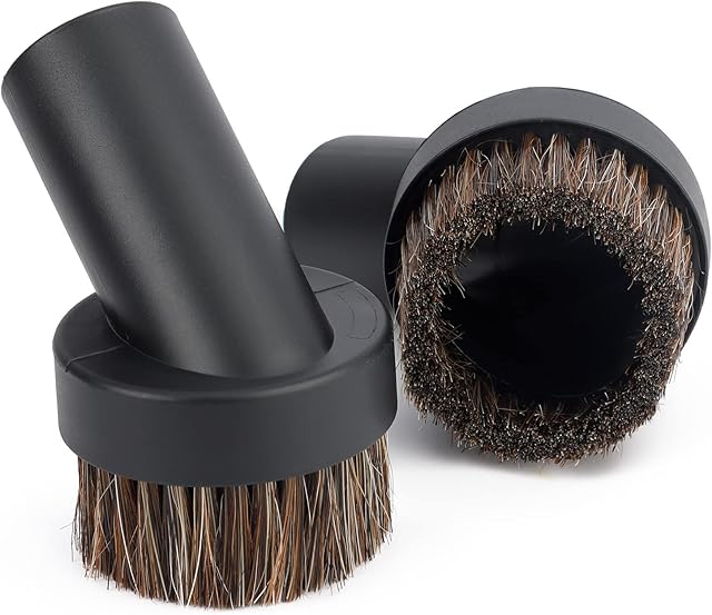 Brushes for Henry Hoover Attachments, Migaven 2pcs Hose Brushes for Henry Hetty Head Parts and Accessories Universal Replacement Round Horse Hair Dusting Suction Nozzle Cleaner Dust Brush Tool 32mm