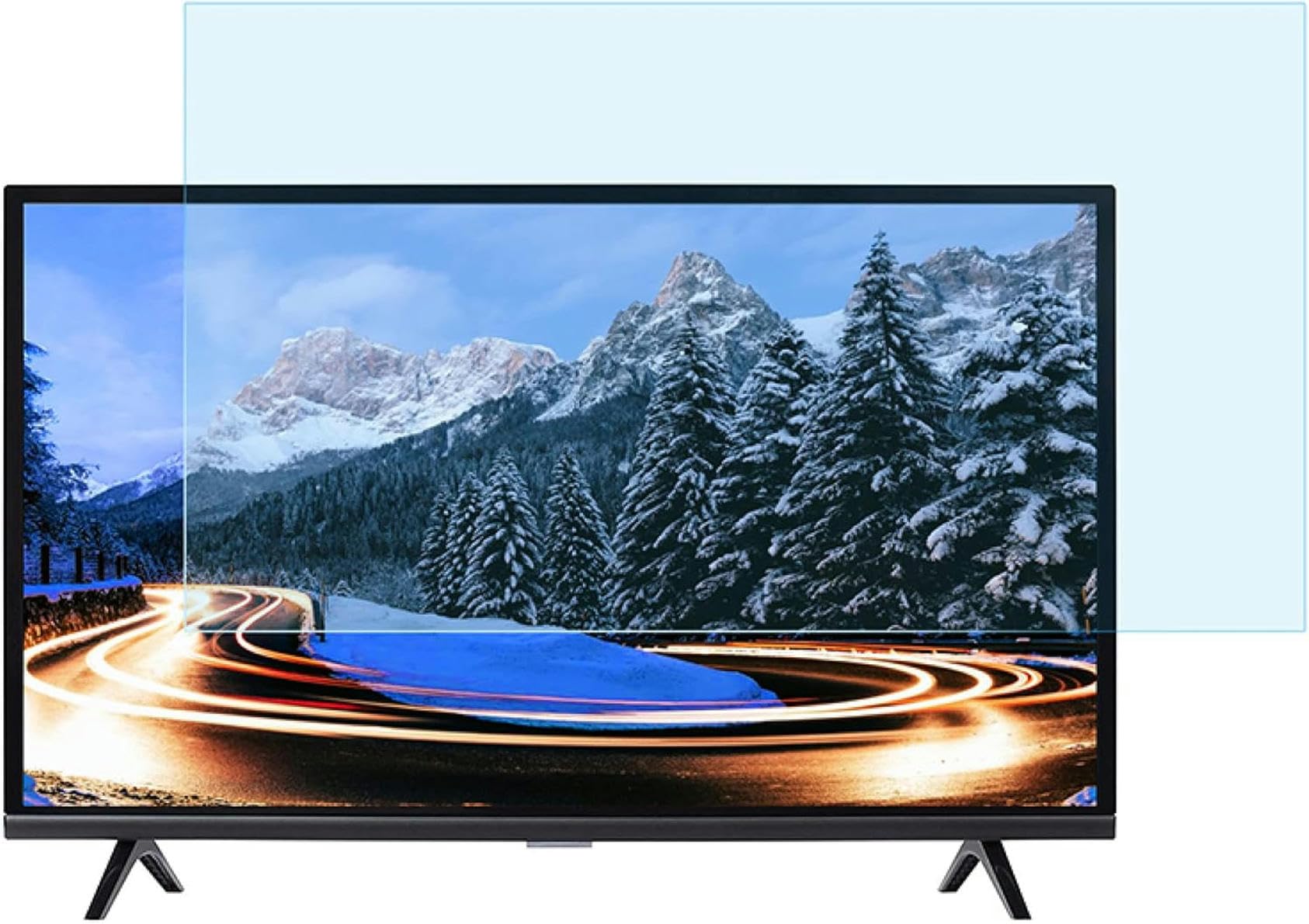 Protection D'Écran Antireflet Hd Transparente, Anti-Lumière Bleue Et Anti-Éblouissement Pour Téléviseurs Sharp, Sony, Samsung Et Hisense De 32 À 75 Pouces (1561 X 900 Mm) Et De 65 Pouces (1440 X 809