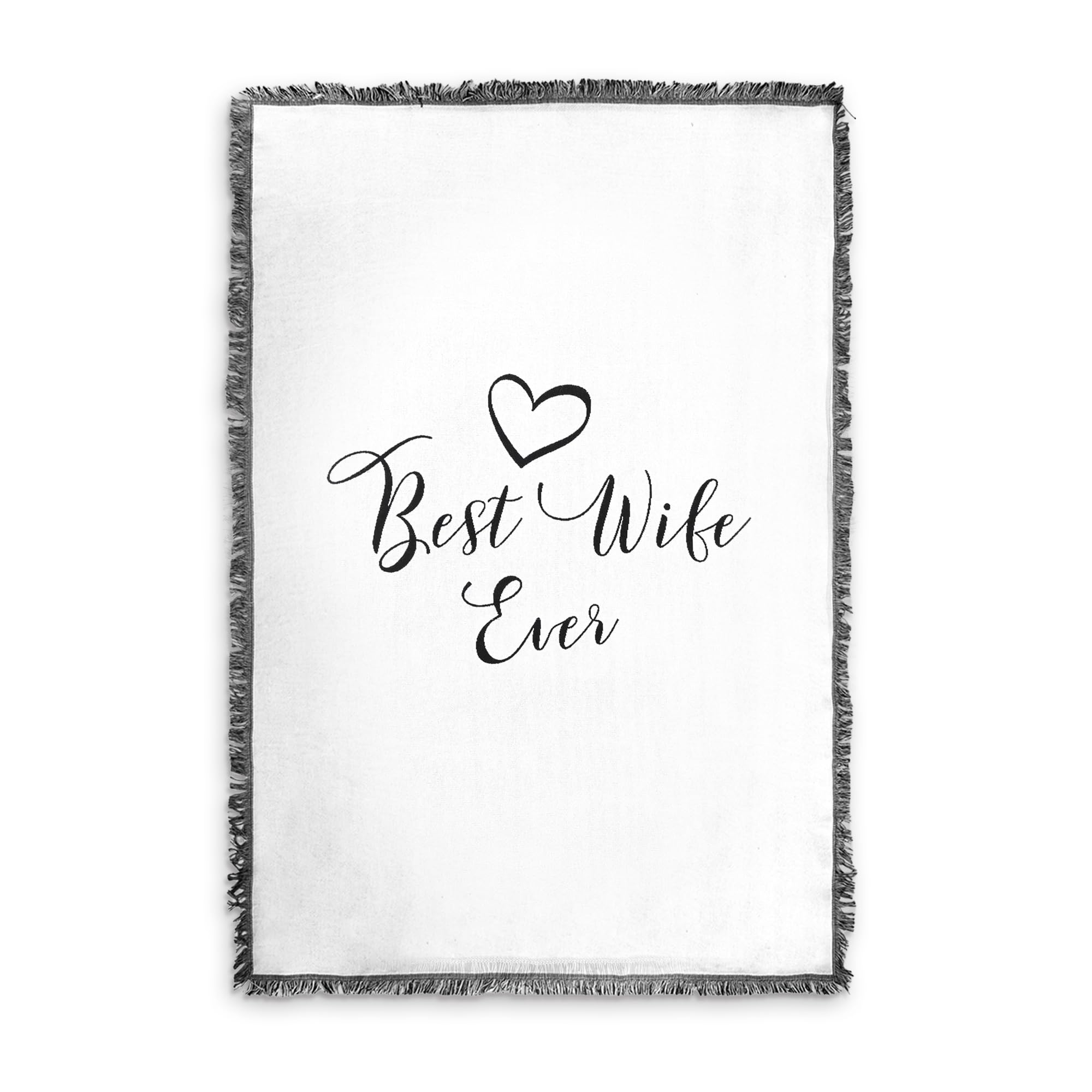 WYMM Best Wife Ever Woven Blanket
