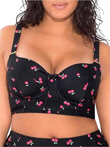 Smart & Sexy - Top de bikini con aros para mujer, con forro ligero