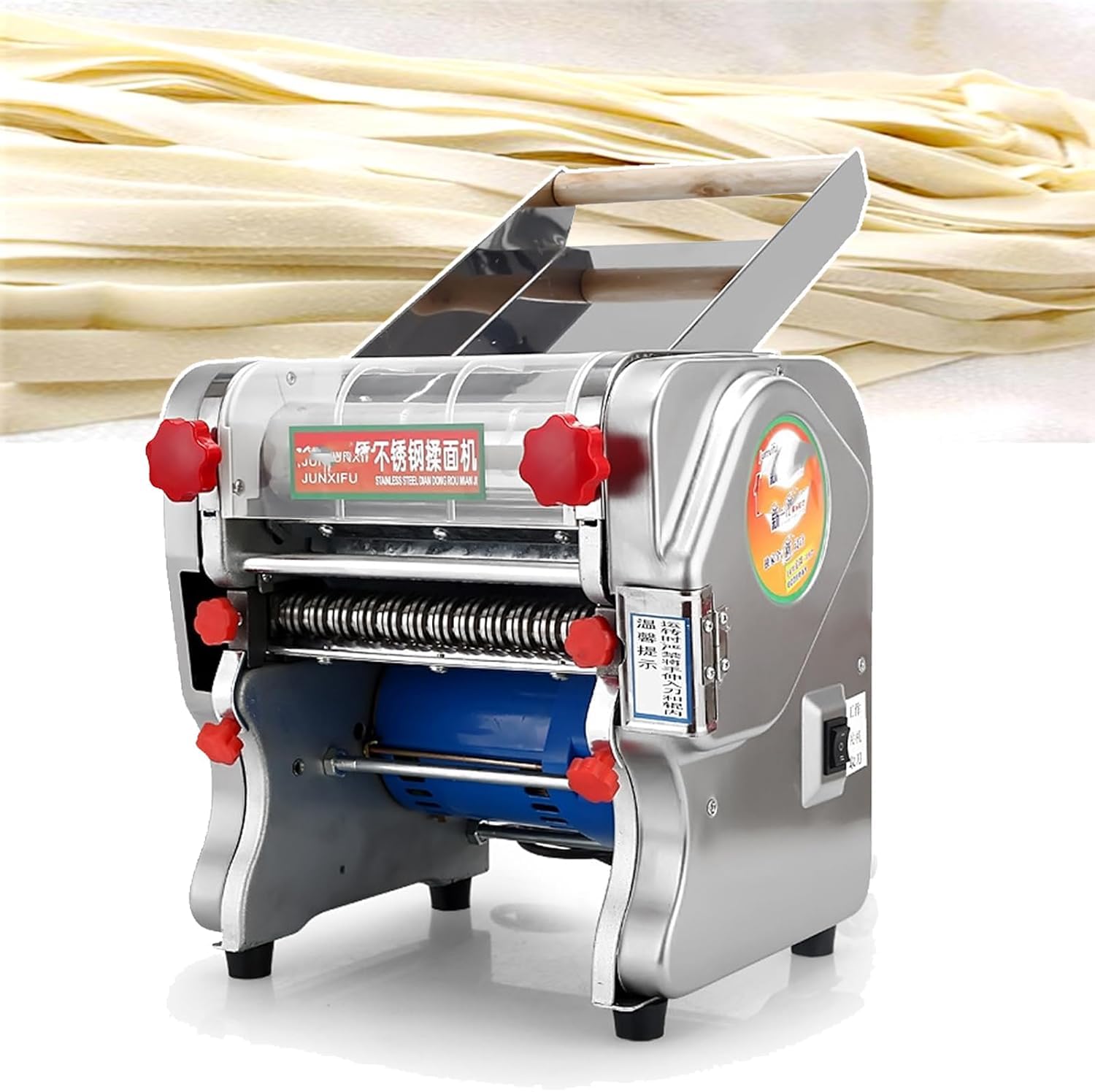 Máquina eléctrica para hacer pasta de 550 W para uso doméstico y amasado.