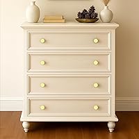 Vista 4 de Asidrama Paquete de 10 pomos de gabinete de cocina de oro cepillado moleteados, pomos de tocador de latón para cajones, tiradores de gabinete, pomo