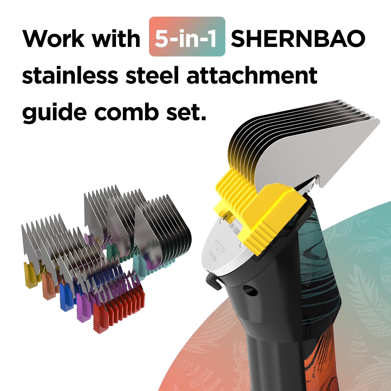 shernbao Kit professionale per animali domestici, cani, gatti e cavalli