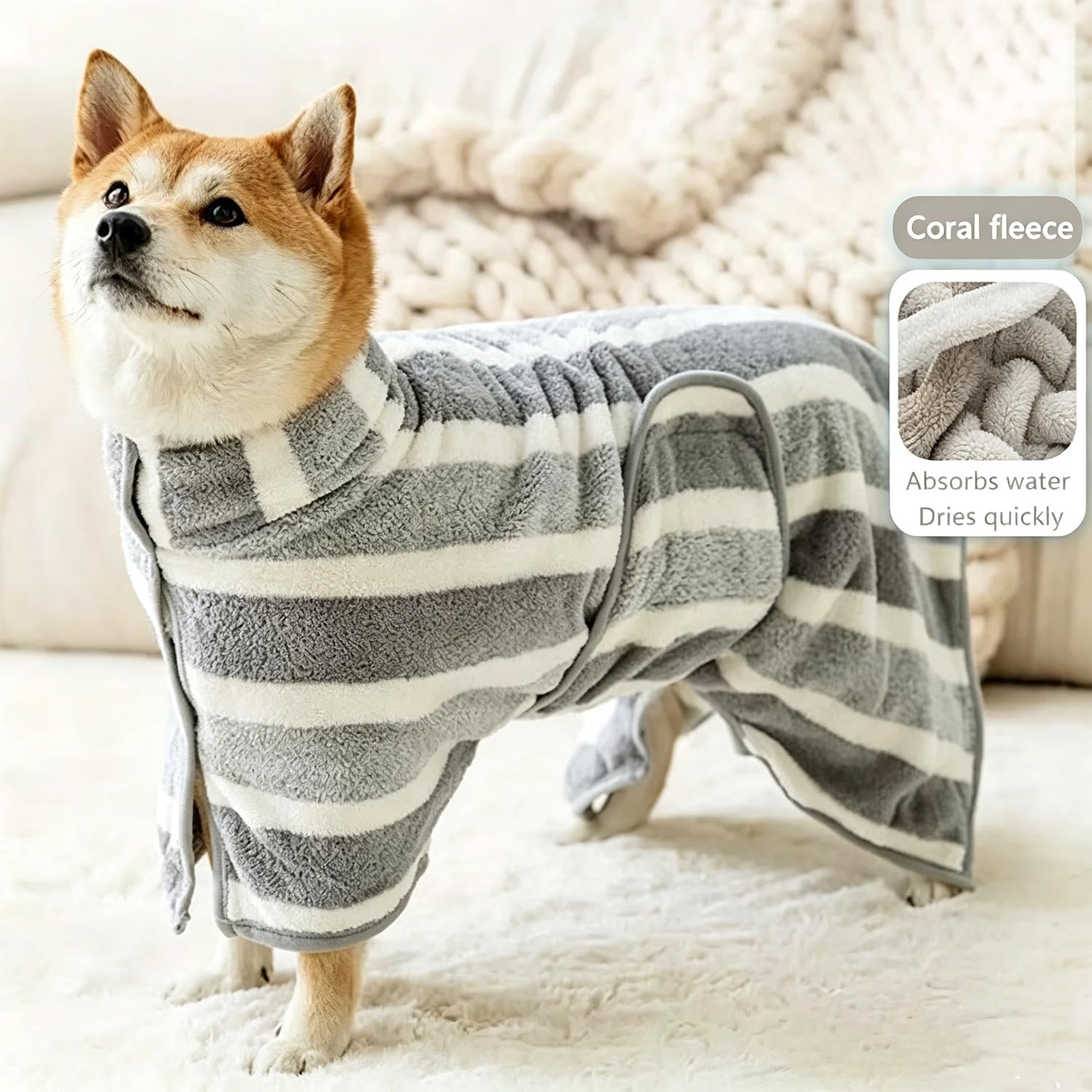 Accessoire Chien, Serviette for Chien, Peignoir for Chiens