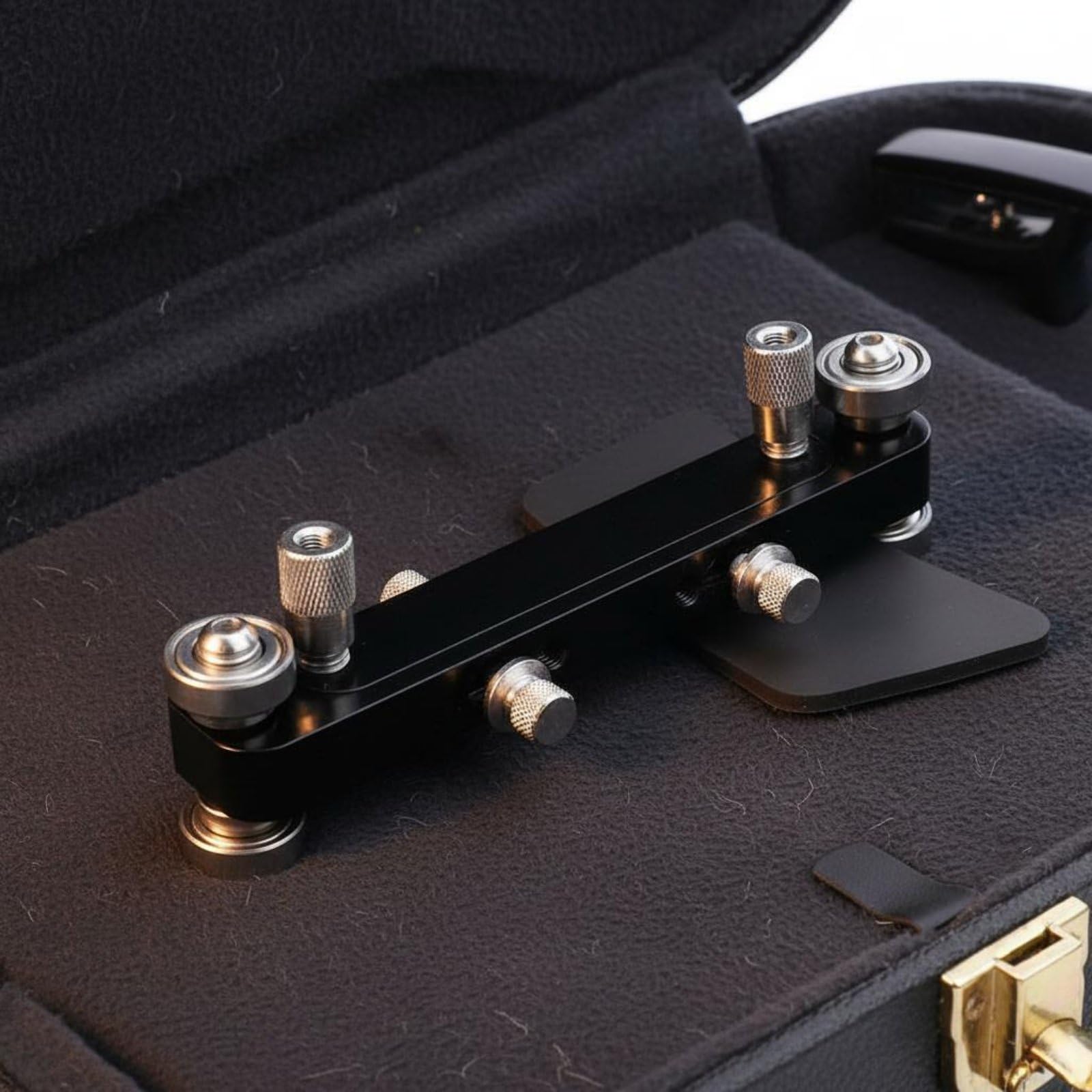 Útil Nivelación para Guitarra con Cojinetes Ajustables y Superficie Aleación Aluminio para Lograr un Eficiente Cejuelas y Puentes para una , Plata